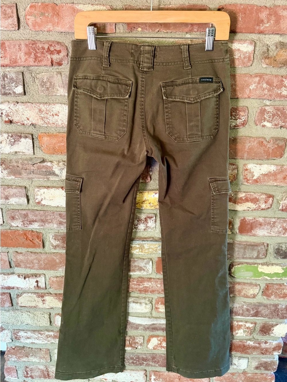 Sanctuary Cargo Pants in Olive Green - Picture 2 of 12